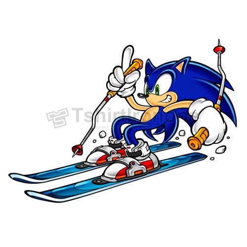 Sonic the Hedgehog T-shirts Iron On Transfers N7962 - Click Image to Close